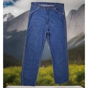 Vintage Wrangler Jeans‎ Mens 36x33 Orange Stitch Scovill Zipper 70s